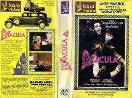 Carátula o foto de Dracula Título en Inglés: Andy Warhol’s Dracula