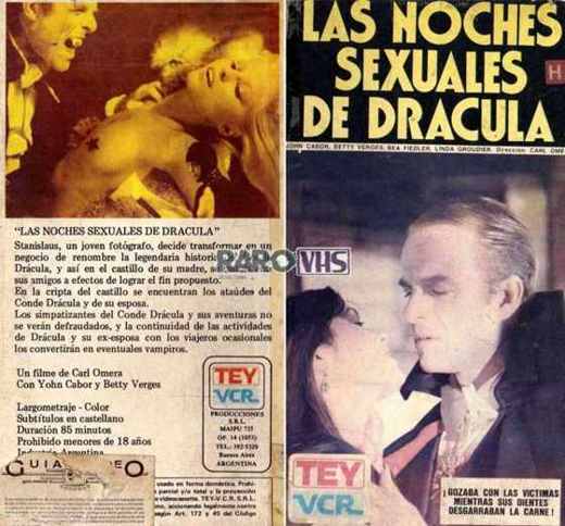 Carátula o foto de Las Noches Sexuales de Drácula