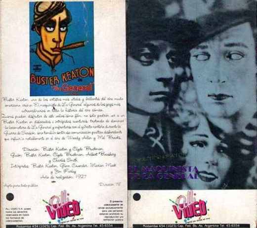 Carátula o foto de El Maquinista de La General Buster Keaton