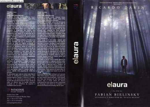Carátula o foto de VHS de prensa/screener de EL AURA de Fabián Bielinsky