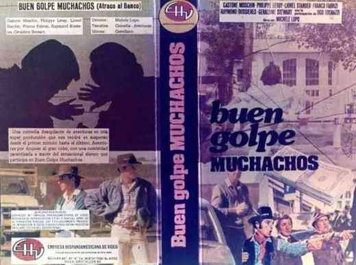 Carátula o foto de Un gran Golpe ( VideoStar ) / Buen Golpe Muchachos -Atraco al Banco- ( Empresa Hispanoamericana de Video ) Título en Pantalla: The Clockwork Heist