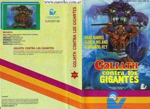 Carátula o foto de Goliath contro i giganti Título de este VHS de Mexcinema : Goliath contra los gigantes