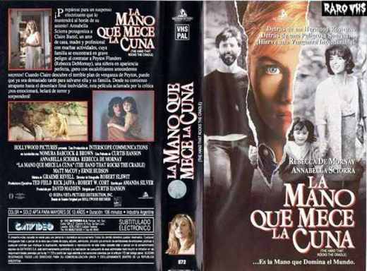 Carátula o foto de The Hand that Rocks the Cradle Añ o 1992 Duración 110 min.