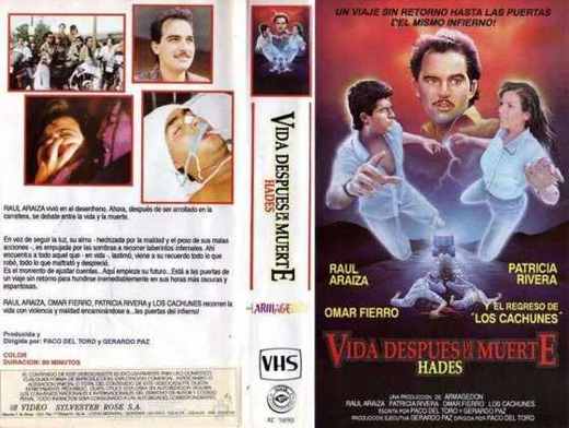 Carátula o foto de Hades: Vida después de la muerte Género: Pelicula Cristiana/Supernatural Mexicana Bizarra