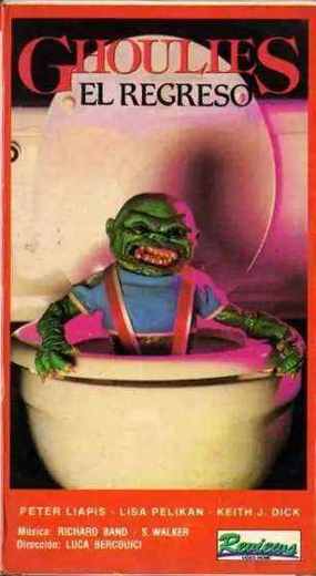 Carátula o foto de Ghoulies -El Regreso- ( Reviews continúa con el error, y la que llaman «El Regreso» es en verdad la primera parte)