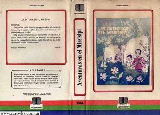Carátula o foto de Aventuras en el Mississippi Basada en el libro: Las aventuras de Huckleberry Finn (de Mark Twain)