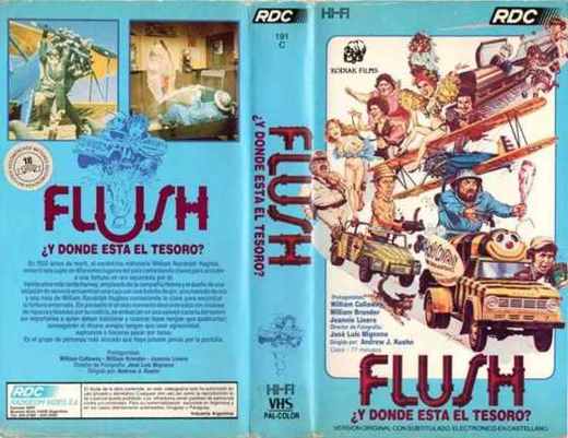 Carátula o foto de Flush ¿Y dónde está el tesoro? / Flush / La loca carrera del oro