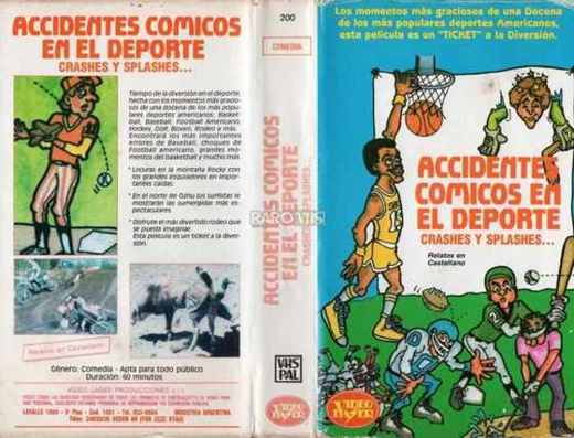 Carátula o foto de Accidentes cómicos en el deporte, crashes y splashes…