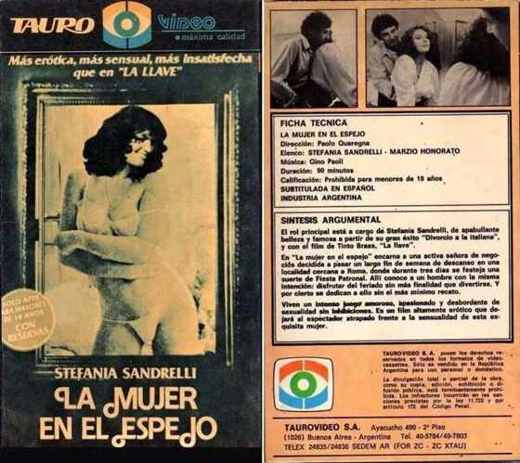 Carátula o foto de La mujer en el espejo / Una mujer al espejo (en los créditos)