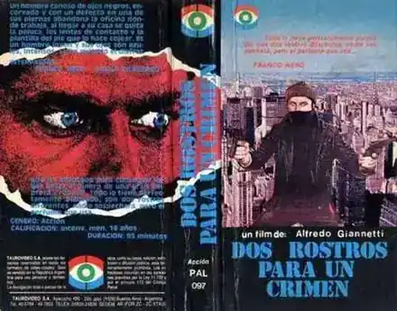 Dos rostros para un crimen (Edición Taurovideo S.A.)
