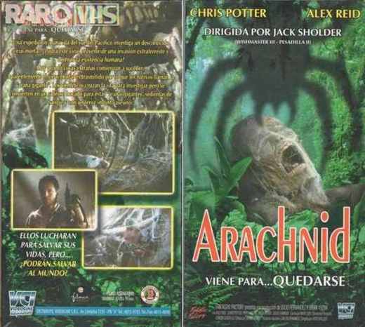 Carátula o foto de Arachnid producción española de Brian Yuzna