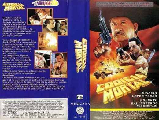 Carátula o foto de Codicia Mortal Género: Pelicula Cristiana/Policial Mexicana Bizarra