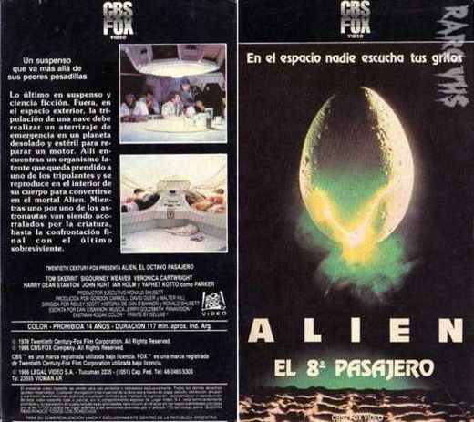 Carátula o foto de Alien, el octavo pasajero