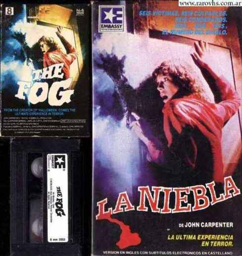 Carátula o foto de Videocassette original 8mm de La Niebla