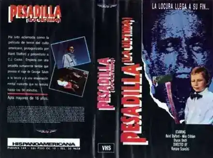 Violencia se escribe con sangre ( MGV ), Pesadillas de una mente enferma ( Contracuadro ), Pesadilla (La Ultima) ( Hispanoamericana )