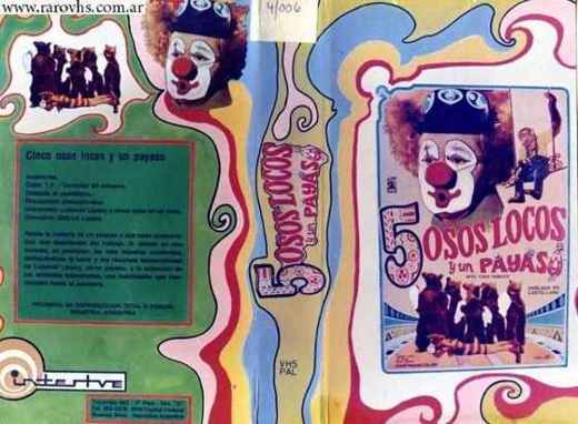 Carátula o foto de Seis osos locos y un payaso (5 osos locos y un payaso en la carátula!)