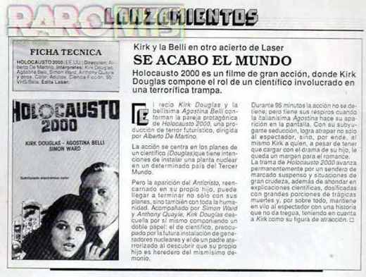 Carátula o foto de Holocausto 2000