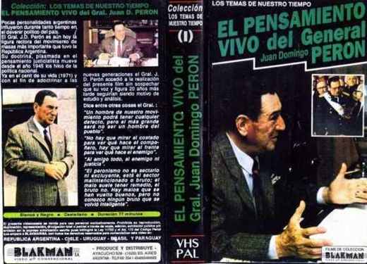 Carátula o foto de Perón: Actualización política y doctrinaria para la toma del poder Título del video : El Pensamiento vivo del General Perón Género: Político