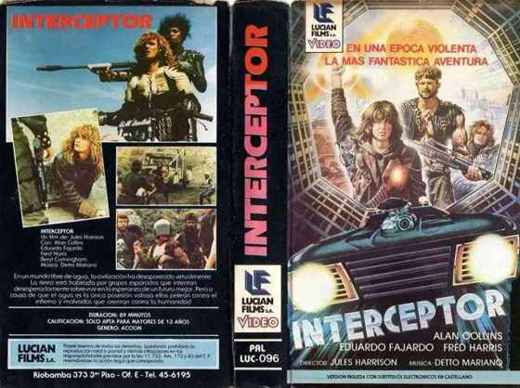 Carátula o foto de Interceptor También conocido como (a.k.a.): Exterminators of the Year 3000 (USA), Death Warriors, El exterminador de la carretera (España), Verdelgers anno 3000