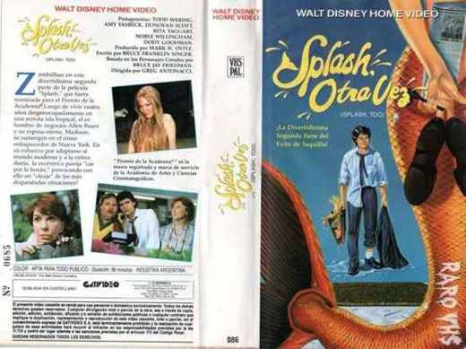 Carátula o foto de Splash, too (TV) Carátula: La divertidísima segunda parte del éxito de taquilla. Zambúllase en esta divertidísima segunda parte de la película «Splash.» que fue
