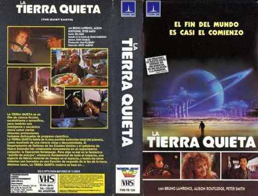 Carátula o foto de La Tierra Quieta Género: Ciencia Ficción Algunas de las palabras clave según IMDB: Apocalipsis, Secador de pelo, Maori, Radio, Sol, Referencia a la reina Elizab