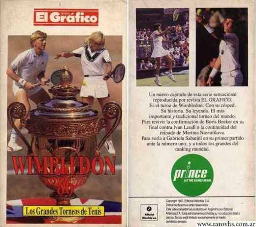 Carátula o foto de Wimbledon 1986