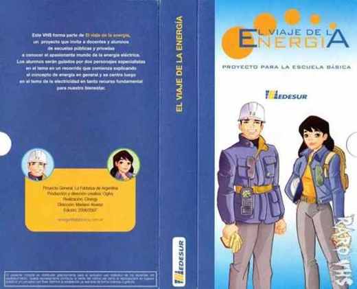 Carátula o foto de VHS escolar de EDESUR: El Viaje de la Energía (Animado)