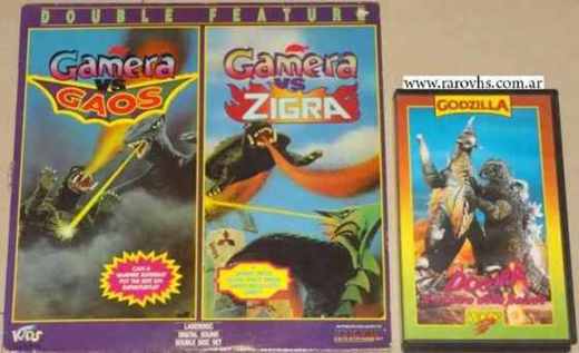 Carátula o foto de VCDs y Laserdiscs adquiridos en el último tiempo