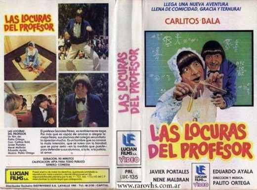 Carátula o foto de Las locuras del profesor