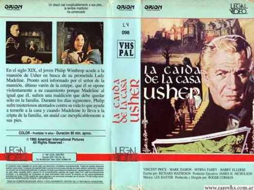 Carátula o foto de La caída de la casa Usher