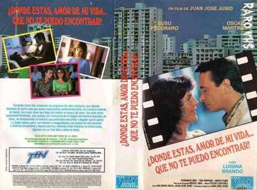 Carátula o foto de y del VHS: ¿Dónde estás amor de mi vida… que no te puedo encontrar?