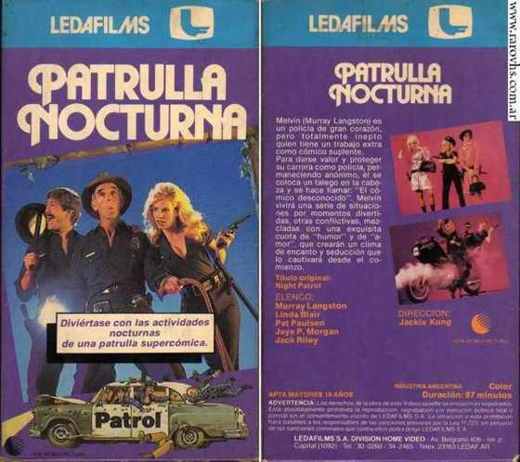 Carátula o foto de Patrulla Nocturna / Night Patrol c/Linda Blair y Pat Morita