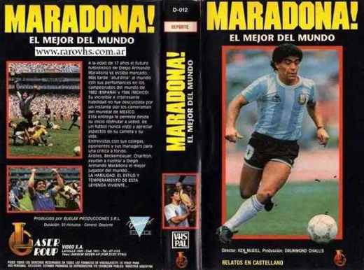 Carátula o foto de Maradona! El mejor del Mundo