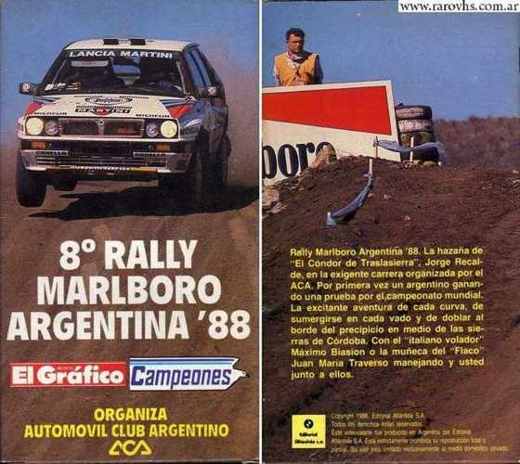 Carátula o foto de 4 Videos de Rally y TC 2000 de los 80 (El Gráfico)