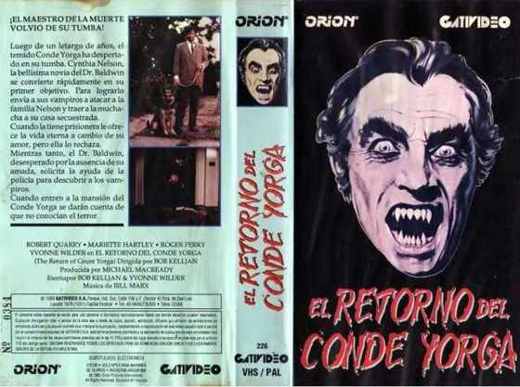 Carátula o foto de El Retorno del Conde Yorga