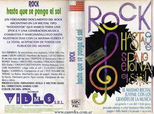 Carátula o foto de Rock hasta que se ponga el sol documental rock nacional