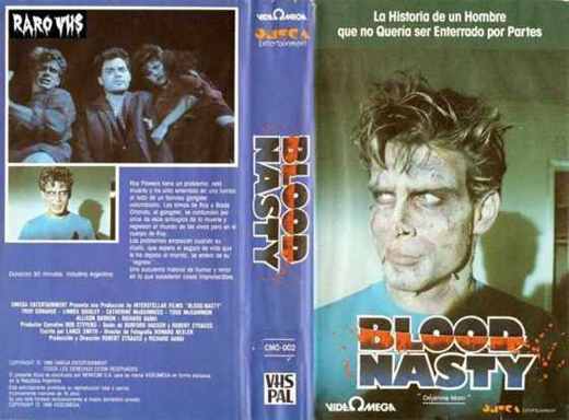 Carátula o foto de Blood Nasty c/Linnea Quigley