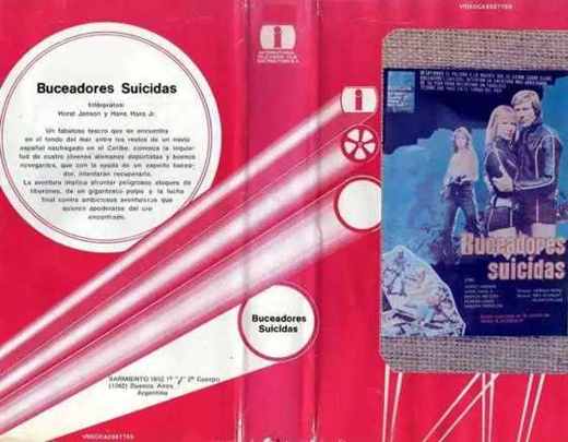 Carátula o foto de Buceadores Suicidas También conocido como (a.k.a.): Colpo grosso a 30 metri sott’acqua (Italia), Deadly Jaws, No Gold for a Dead Diver