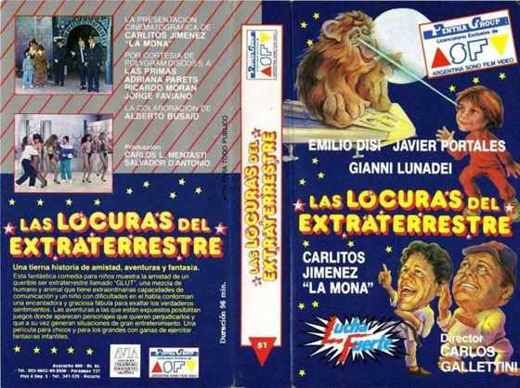Carátula o foto de Las locuras del extraterrestre Género: Argentina Decadente / E.T. clase Z nacional de peluche