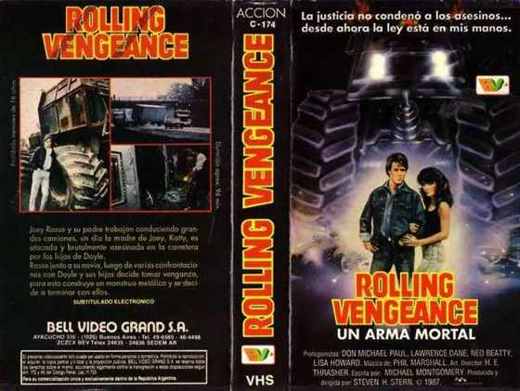 Carátula o foto de Rolling Vengeance -Un Arma Mortal