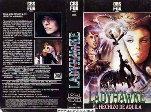 Carátula o foto de Ladyhawke – El hechizo del águila