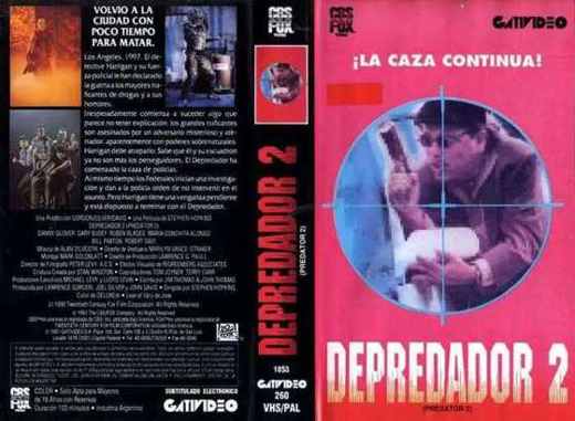 Carátula o foto de Depredador 2
