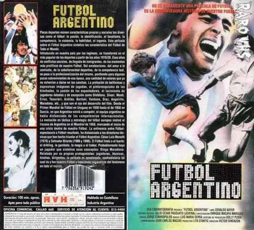 Carátula o foto de Fútbol argentino Guión: Osvaldo Bayer