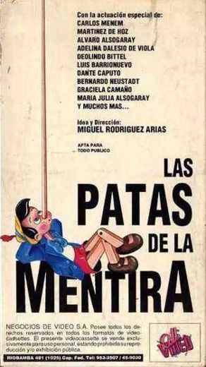 Carátula o foto de Las patas de la Mentira