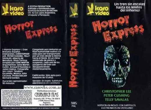 Carátula o foto de y Argentino : Horror Express