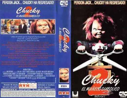 Carátula o foto de Chucky 2, El Muñeco Diabólico