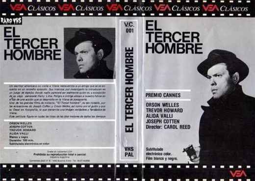 Carátula o foto de El Tercer Hombre c/Orson Welles