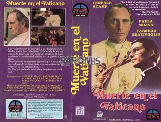 Carátula o foto de Morte in Vaticano / The Vatican Conspiracy (título en pantalla del VHS argentino) Título en esp