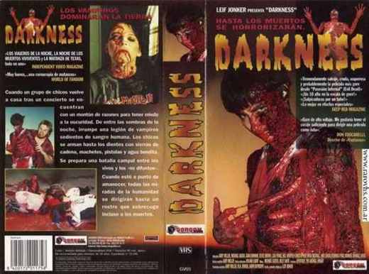 Carátula o foto de Darkness Gore directo a video