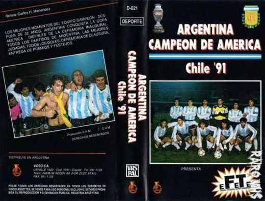 Carátula o foto de ARGENTINA CAMPEÓN DE AMÉRICA, Chile 1991